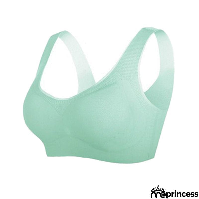 Summer Ultra-Thin Ice Silk Seamless Breathable No Steel Ring Anti-Sagging Plus Size Bra