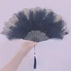 Lace Fan Gorgeous Retro European Rose Folding Fan