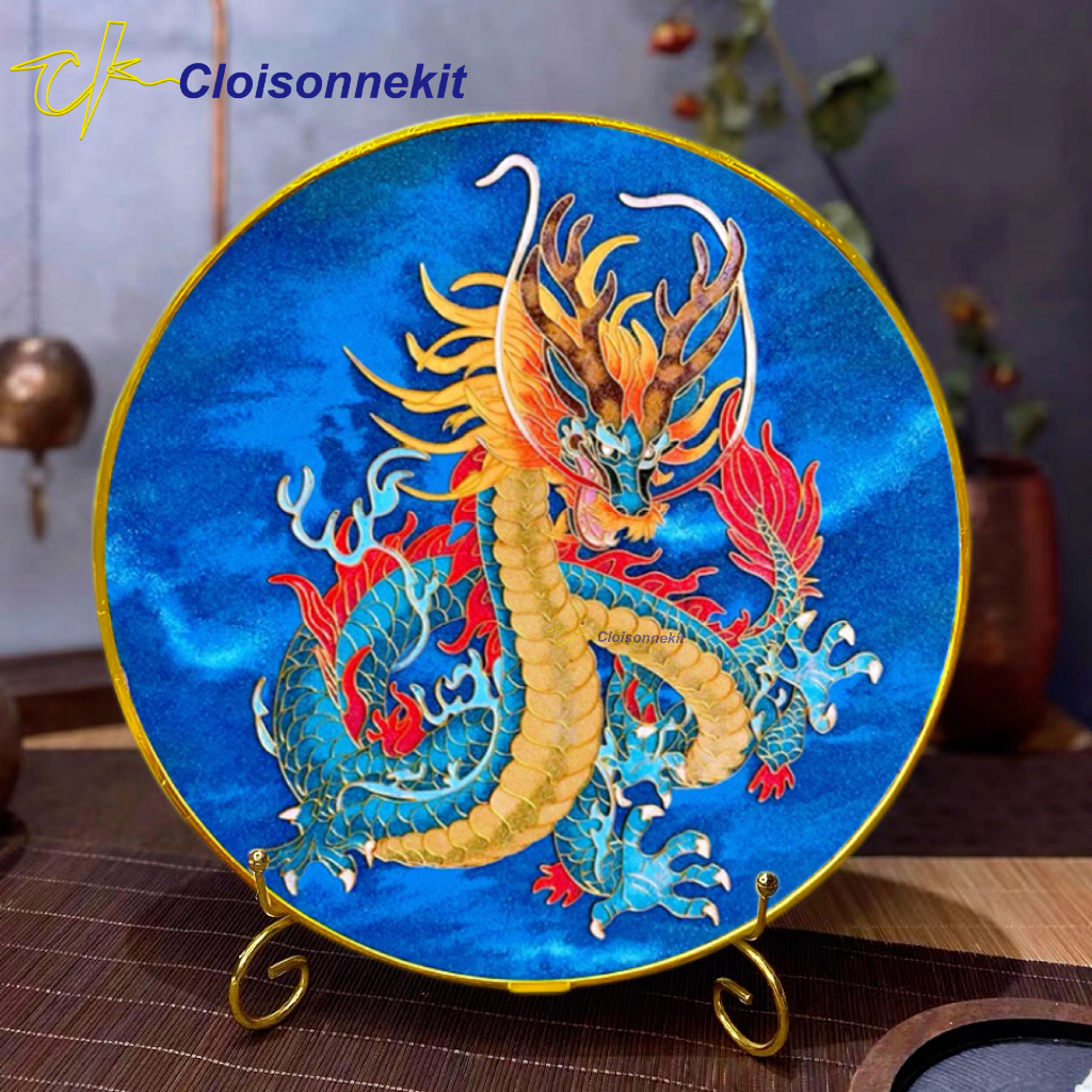 Soaring Dragon -Cloisonne Painting Art Kits - Cloisonnekit