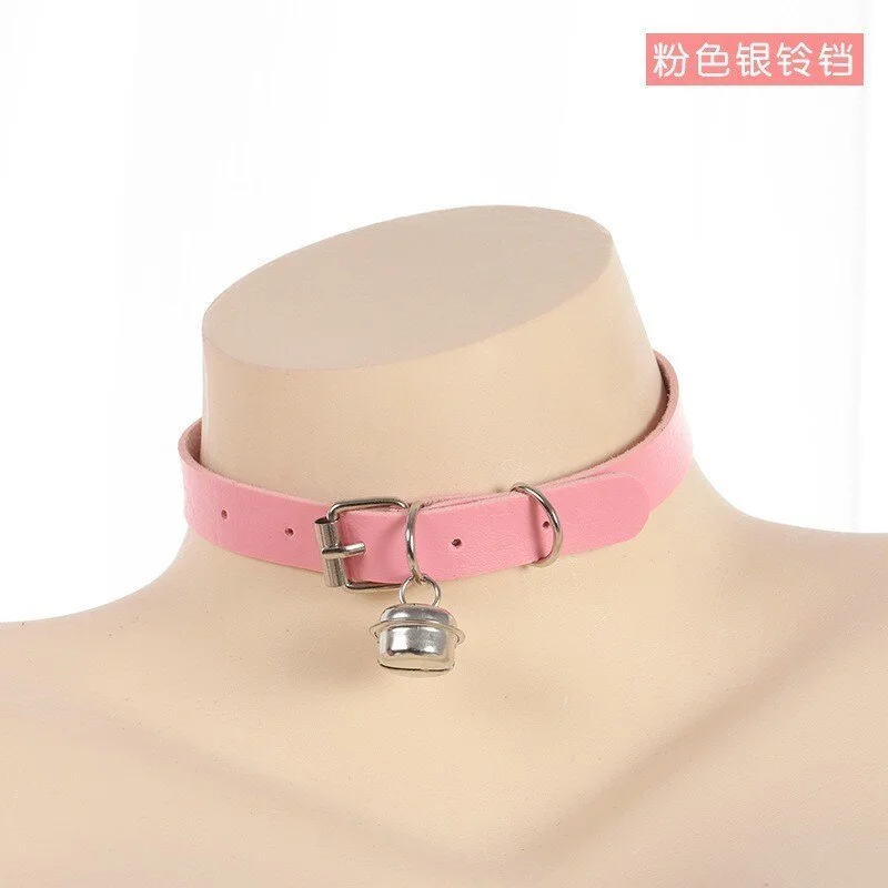 Sex Erotic Toys Accessories For Women Adult BDSM Bondage Games Cute Kawayi Collar With Bell Slave Cosplay Fetsih Necklace lolita