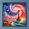 (50*50cm)Lighthouse - Full Round Drill Diamond Painting