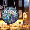 Diamond Painting Acrylic Stained Glass Fairy Hanging Pendant