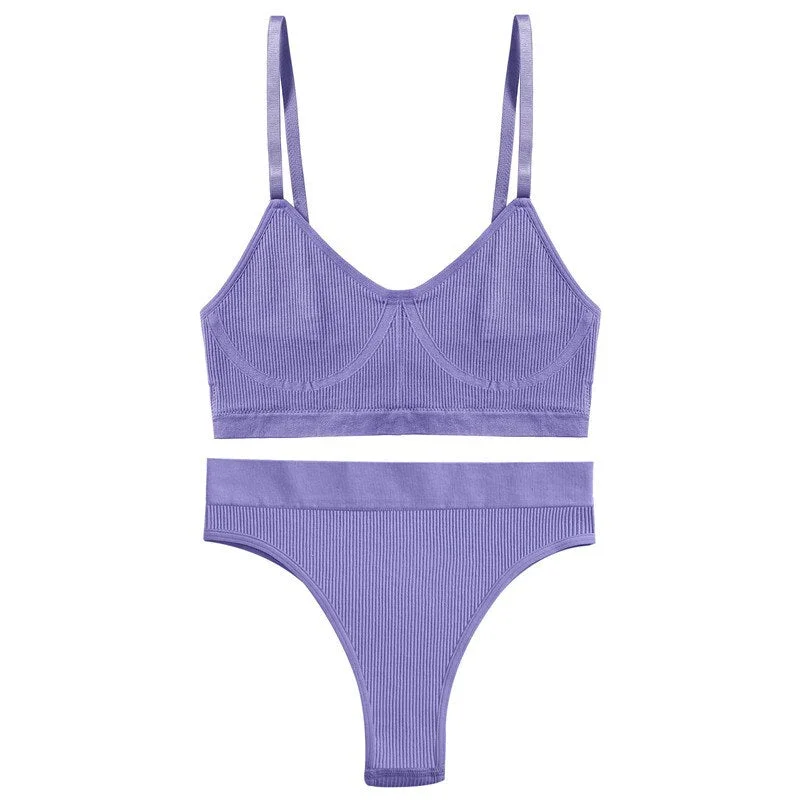 FINETOO Seamless Women Bra Panties Set Push Up Sports Tank Tops +Panty Sets Sexy Active Bra Lingerie Fitness Crop Top Underwear