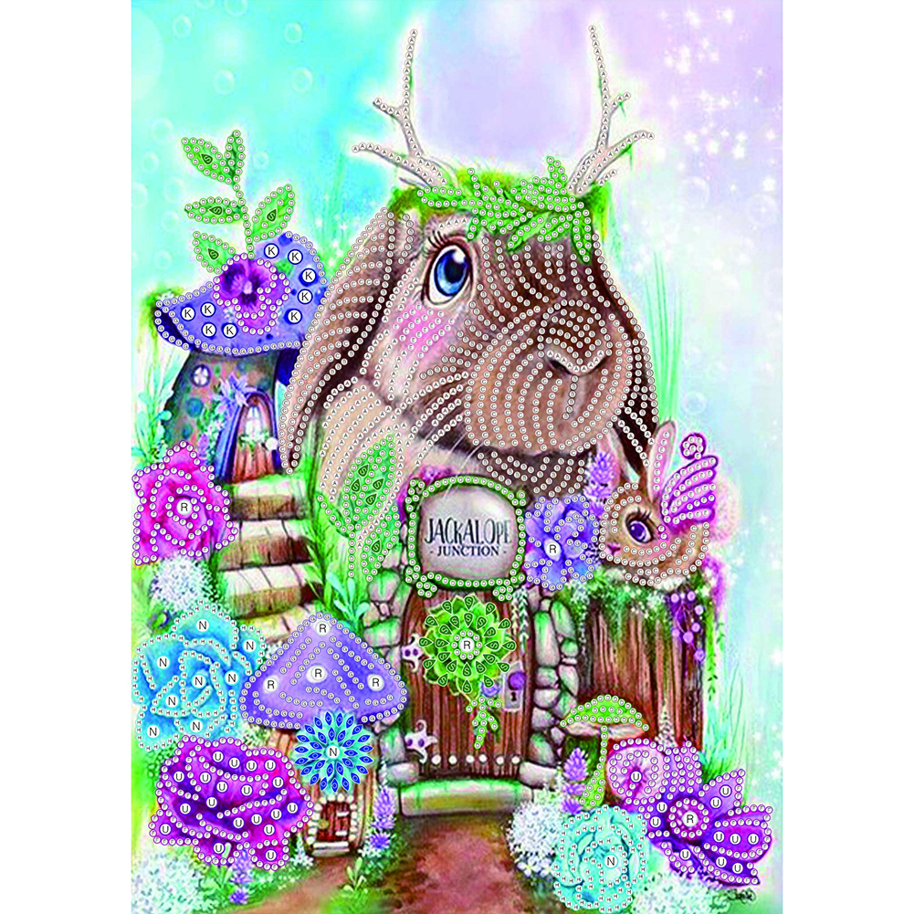 

Rabbit - Special Shaped Diamond Painting - 30*40CM, 501 Original