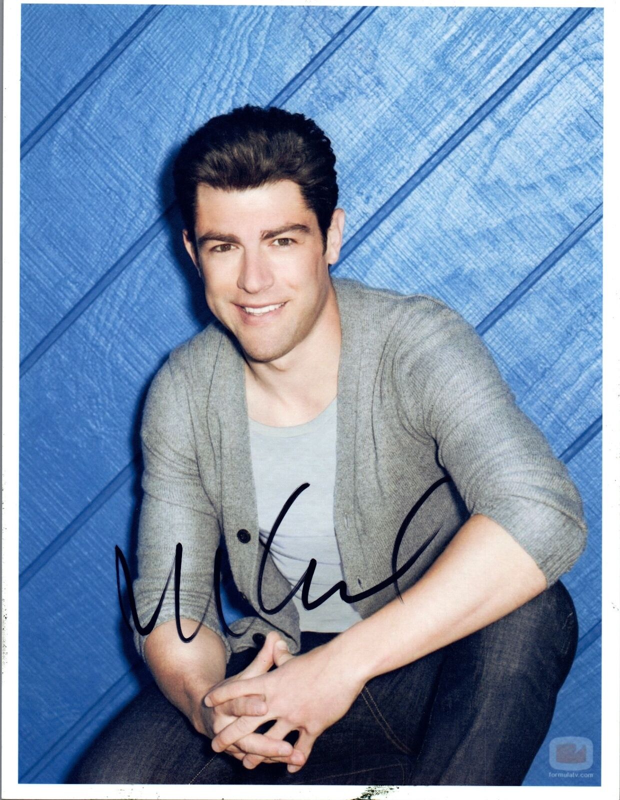 Max Greenfield Signed Autographed 8x10 Photo Poster painting New Girl Star COA VD