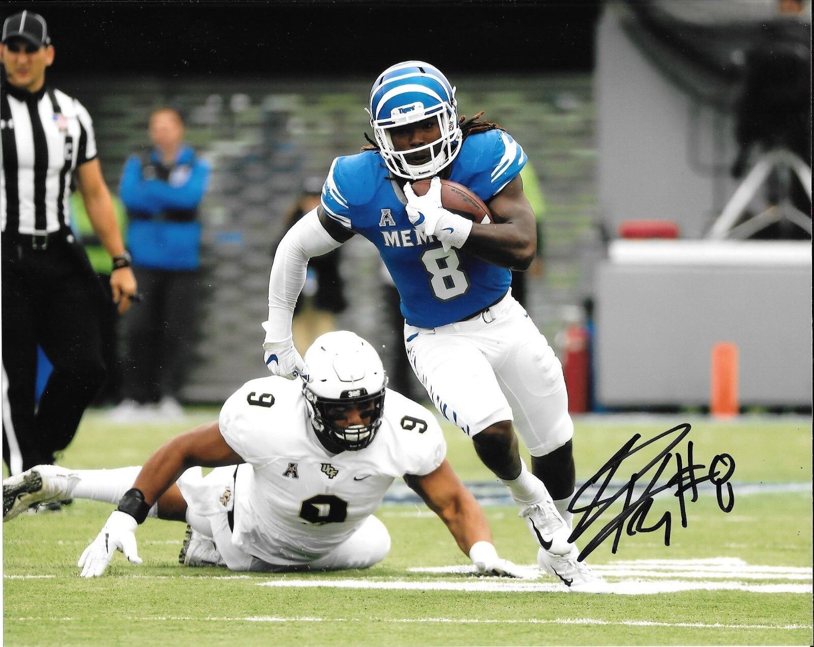 DARRELL HENDERSON HAND SIGNED MEMPHIS TIGERS 8X10 Photo Poster painting W/COA