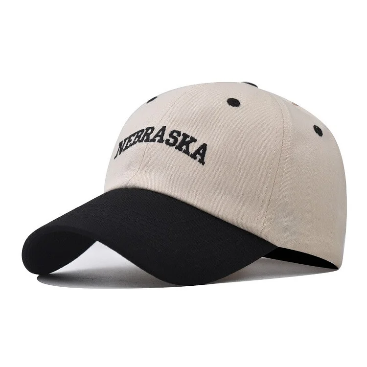 Baseball Cap Snapback Hat Sun hat Spring Autumn baseball cap Sport cap Nebraska Cap Hip Hop Fitted Cap Stitching color hat