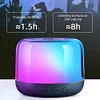 BTS02 RGB Bluetooth Speaker Portable Mini Speaker Glazed Luminous Speaker Outdoor Player
