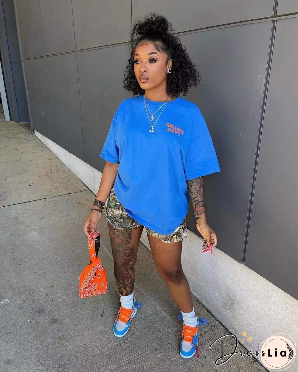 Street Loose Short Sleeve O Neck Pullover T-shirt