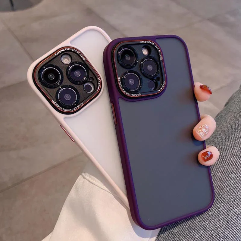 Applicable To iPhone 13/14 Series Aluminum Alloy Lens Ring Mobile Phone Case