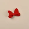 Cute Red Black Velvet Bowknot Hair Clips 