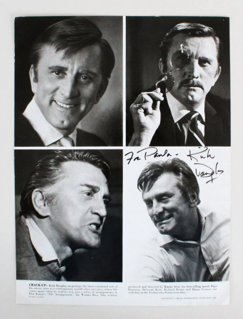 Kirk Douglas Signed Photo Poster painting 11x14 The Arrangement