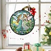 Diamond Painting Acrylic Stained Glass Fairy Hanging Pendant