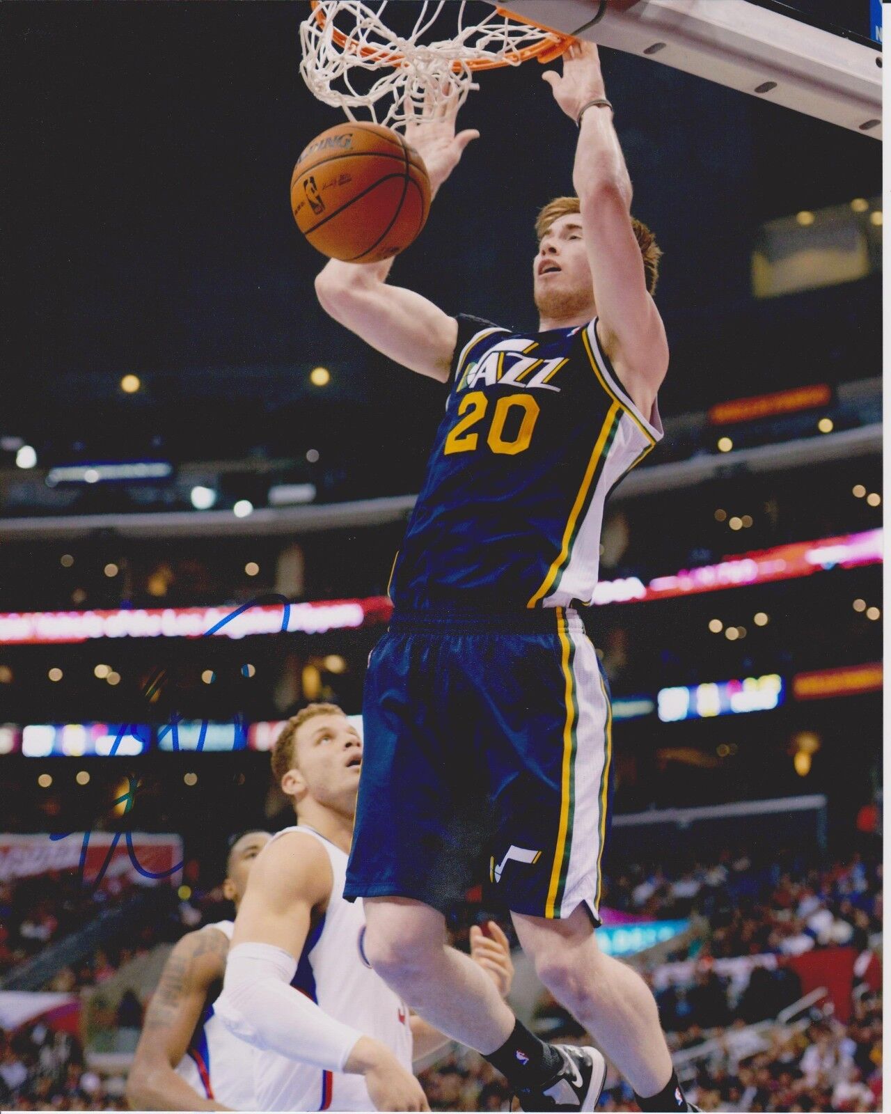 GORDON HAYWARD signed UTAH JAZZ 8X10 Photo Poster painting