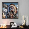 Indians nfl Las vegas raiders-Round drill diamond painting-40*40cm