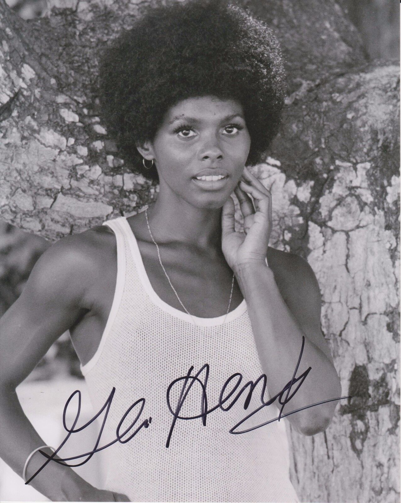 Gloria Hendry Bond 007 Live & Let Die 27 Original Autographed 8X10 Photo Poster painting