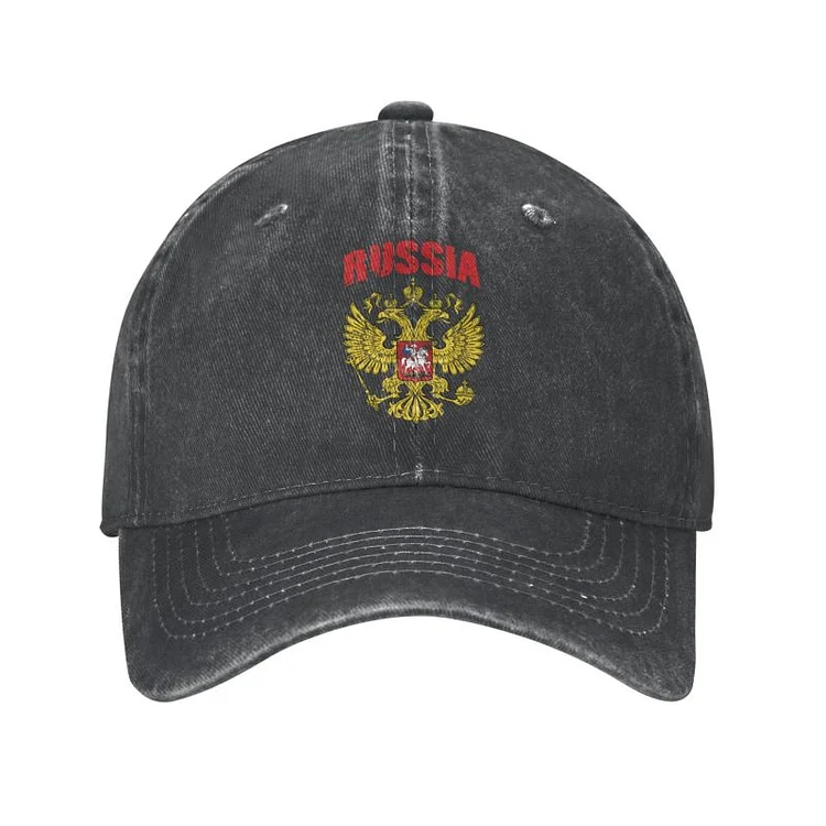 Cotton Vintage Coat Of Arms Baseball Cap Men Women Breathable Russia national pride Dad Hat Sun Protection
