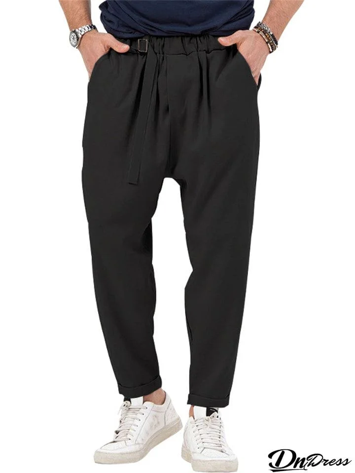 Lightweight Sports Men's Elastic Waist Pants