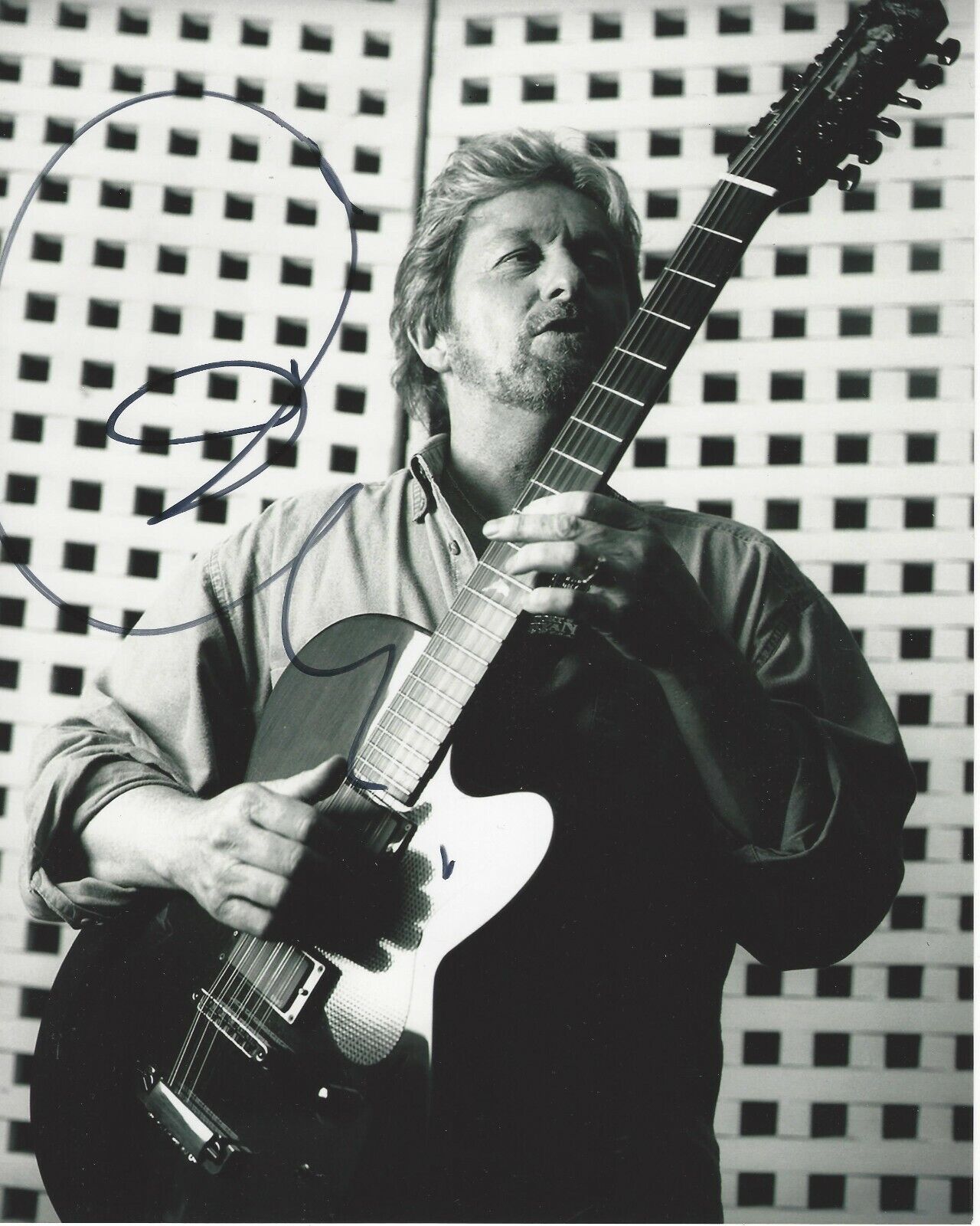 JON ANDERSON YES LEAD SINGER HAND SIGNED 8x10 Photo Poster painting 1 w/COA CLOSE TO THE EDGE