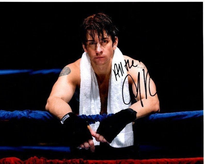 Andy karl signed autographed rocky balboa 8x10 Photo Poster painting