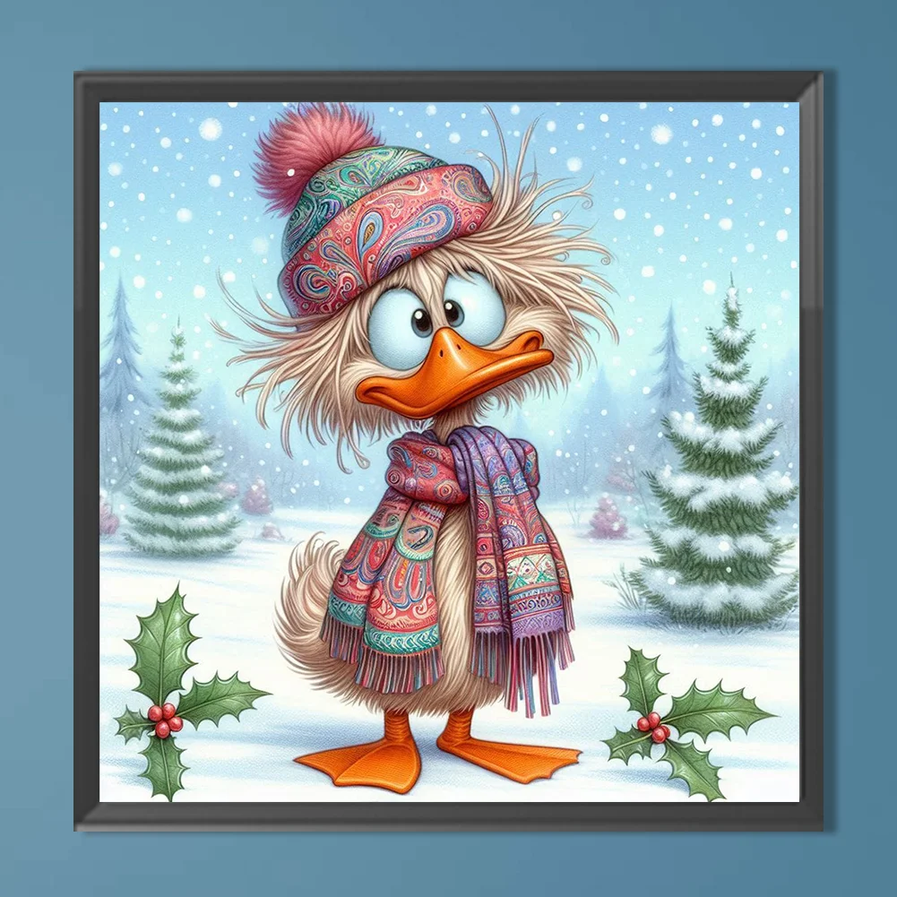 Diamond Painting - Full Round Drill - Duck(Canvas|40*40cm)