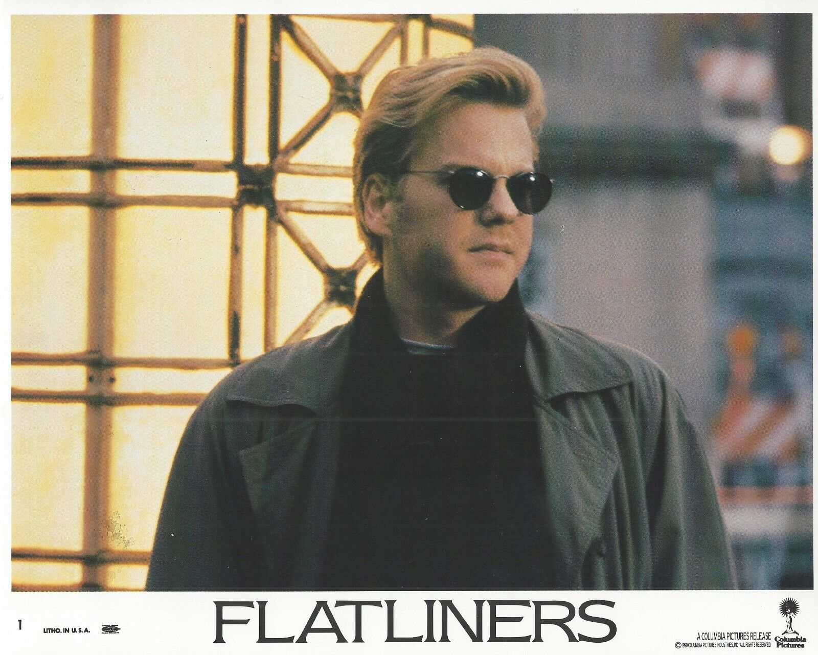 Flatliners Original 8x10 Lobby Card Poster Photo Poster painting 1990 #1 Roberts Baldwin Bacon