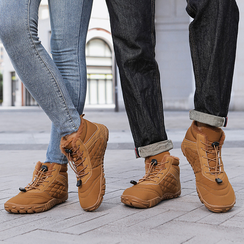 Fleece Warm Waterproof Non-slip Outdoor Boots For Men And Women