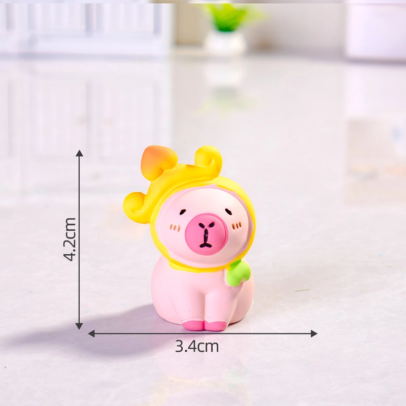 Animal Simulation Model Animal Capybara Resin Toys