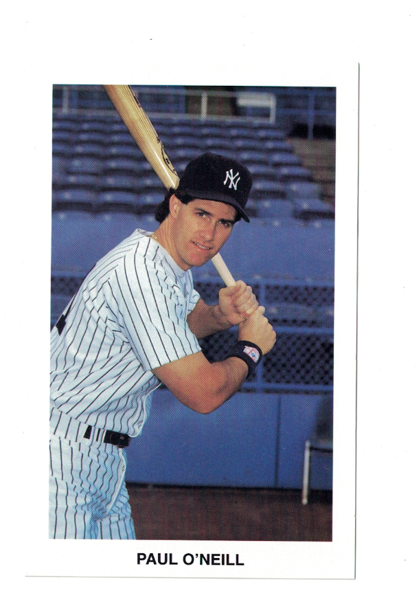 Paul O/Neill New York Yankees Team Issue 3 1/2 x 5 1/2 Photo Poster painting Card