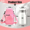 Bensbl Magnetic Gym Bag for Women, Magnetic Water Bottle Bag with Towel Hook