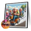 Diamond Painting-DIY Round Part AB Drill Old People Party(45*45CM)
