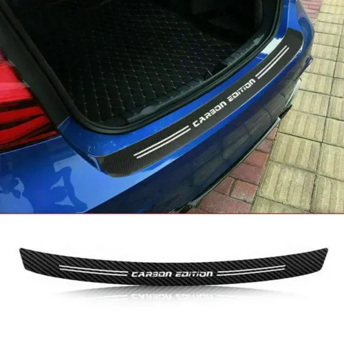 Dronehint 1pc 100cm Car Vinyl Carbon Fiber Plate Trunk Pedal Rear Bumper Sticker Parts  (For: Acura) Parts