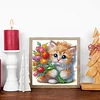 Flower Kitten - Crystal Rhinestone Diamond Painting