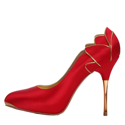 Red Pointed Toe Stiletto Heels Wedding Pumps Vdcoo