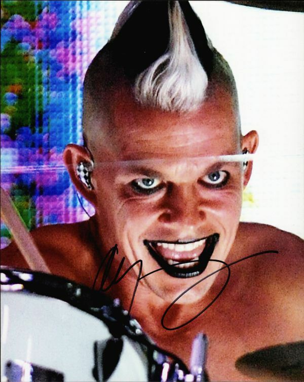 Adrian Young No Doubt Authentic signed rock 8x10 Photo Poster painting W/Cert Autographed 326-c