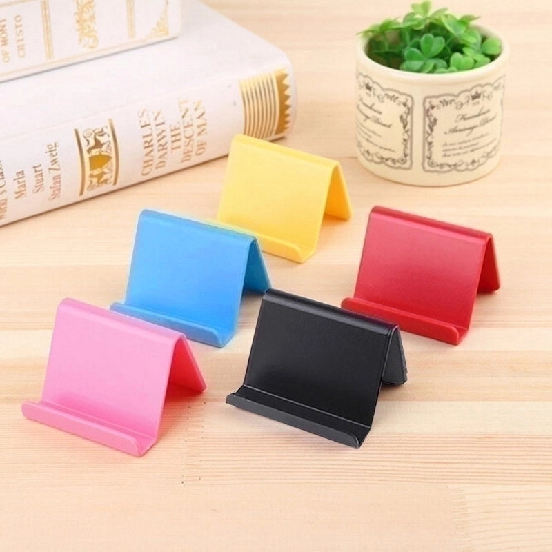 Minimalist Classic Style Solid Color Plastic Mobile Phone Holder