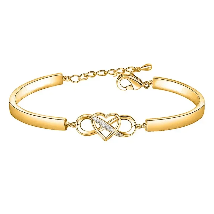 For Daughter - Always Keep Me In Your Heart  Infinity Bracelet