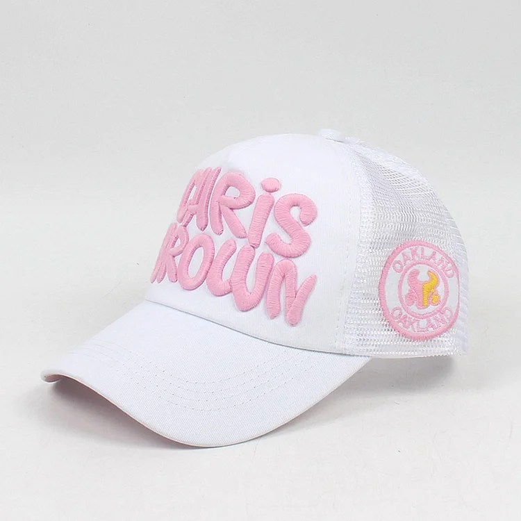 FS Summer Yellow Pink Trucker Hats For Men Stylish 5 Panel Mesh Women Cap Streetwear Hip Hop Baseball Caps Casquette Femme 2023