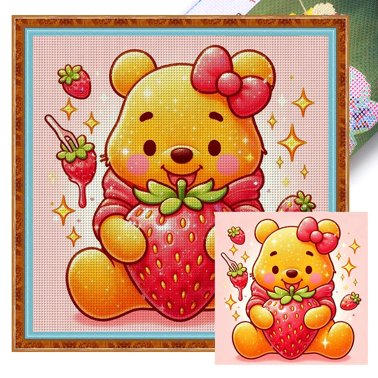 Disney Winnie The Pooh (50*50cm) 9CT Stamped Cross Stitch gbfke