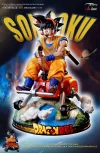1/7 Scale Motorcycle Son Goku - Dragon Ball Resin Statue - T-Rex Studio