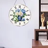 2D DIY Acrylic Vase Diamond Painting Clock Pendant w/ Clock Function Wall Decor