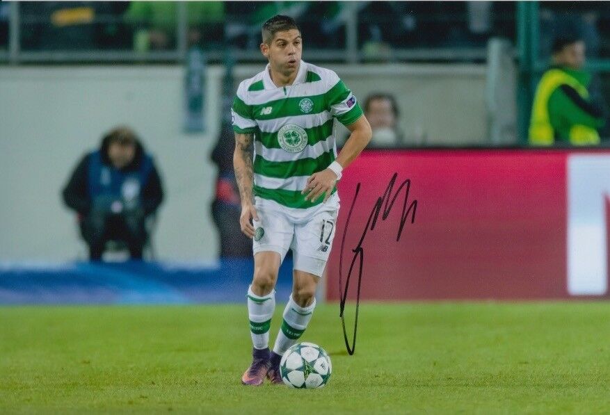 CELTIC HAND SIGNED CRISTIAN GAMBOA 12X8 Photo Poster painting.