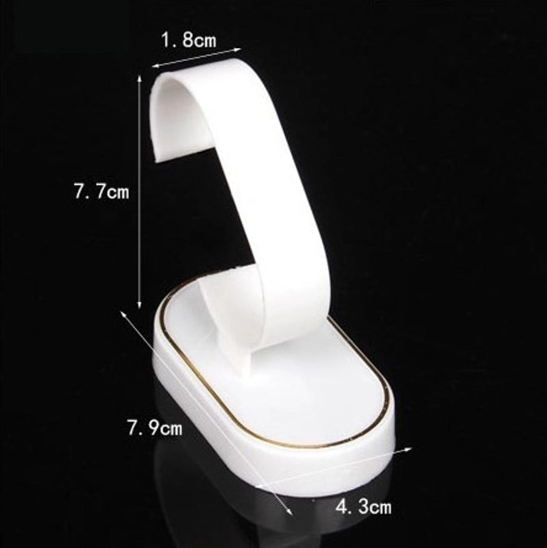 Minimalist C Shape Solid Color Gum Jewelry Rack