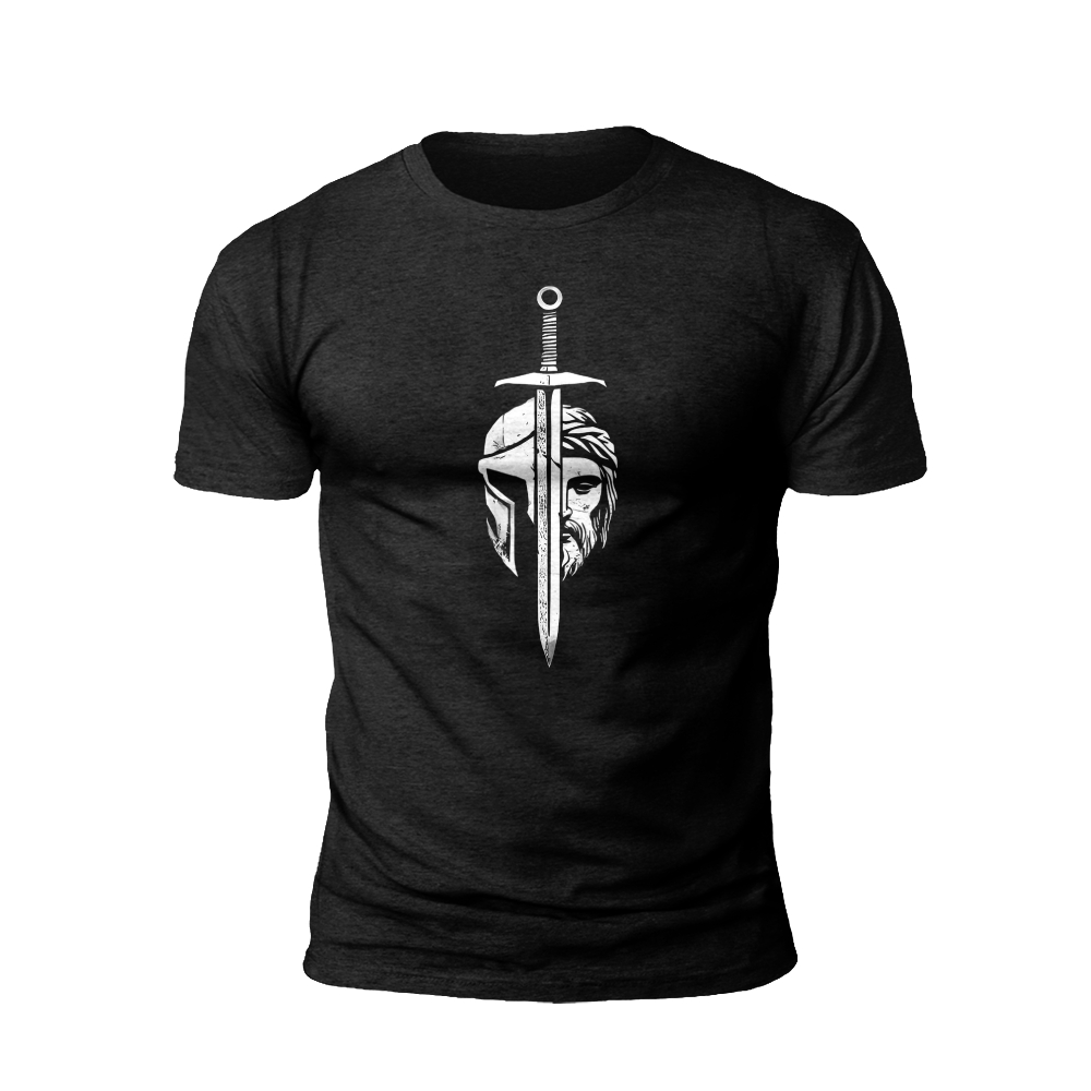 Spartan Warrior T-Shirt: Strength and Honor Emblazoned