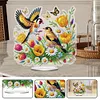 (US Local)Acrylic Flower Bird DIY 5D DIY Diamond Art Tabletop Desktop Ornaments Kit