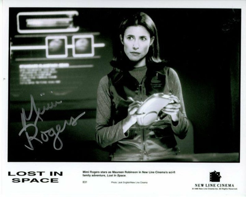 Mimi rogers signed autographed lost in space maureen robinson Photo Poster painting