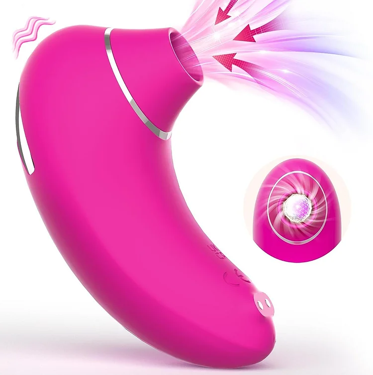  9 Sucking & Vibrating Nipples Clitoral Stimulator 