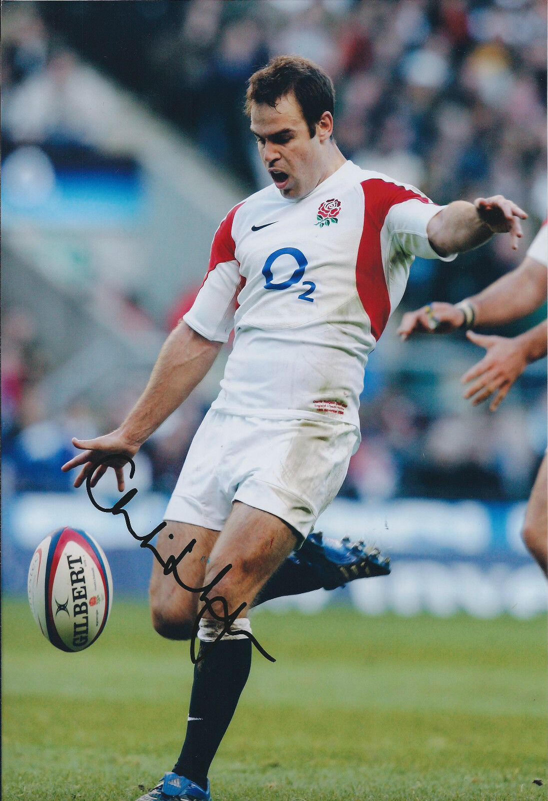 Charlie HODGSON Signed Autograph 12x8 Photo Poster painting AFTAL COA RUGBY Union ENGLAND RARE