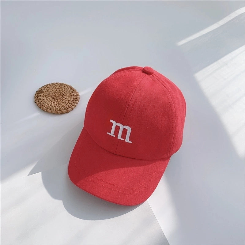 Children’s Hat Baby Spring And Autumn Cap Korean Letter Embroidery Boys Autumn And Winter Girls Kids Baseball Cap