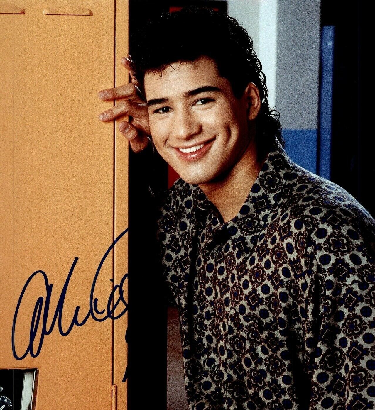 Mario Lopez Autographed Signed 8x10 Photo Poster painting ( Saved by the Bell ) REPRINT